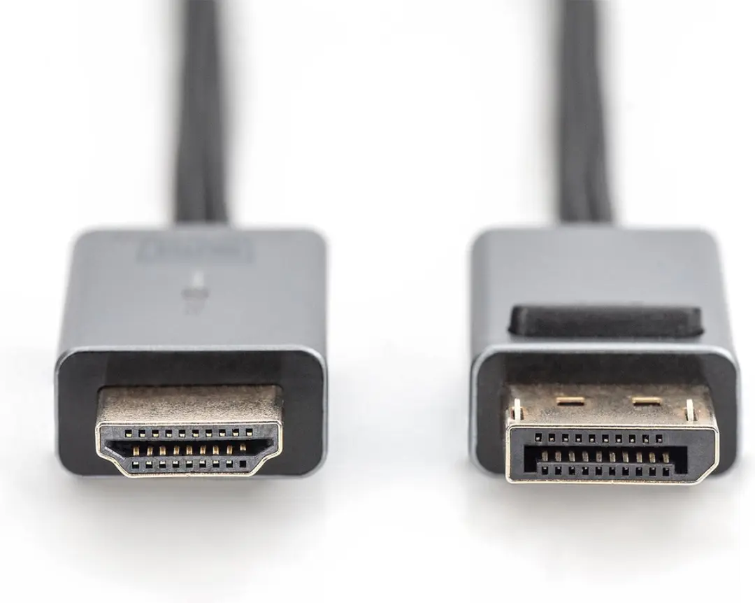 Digitus DB-340202-018-S HDMI naar DisplayPort Kabel 1.8m - Zwart