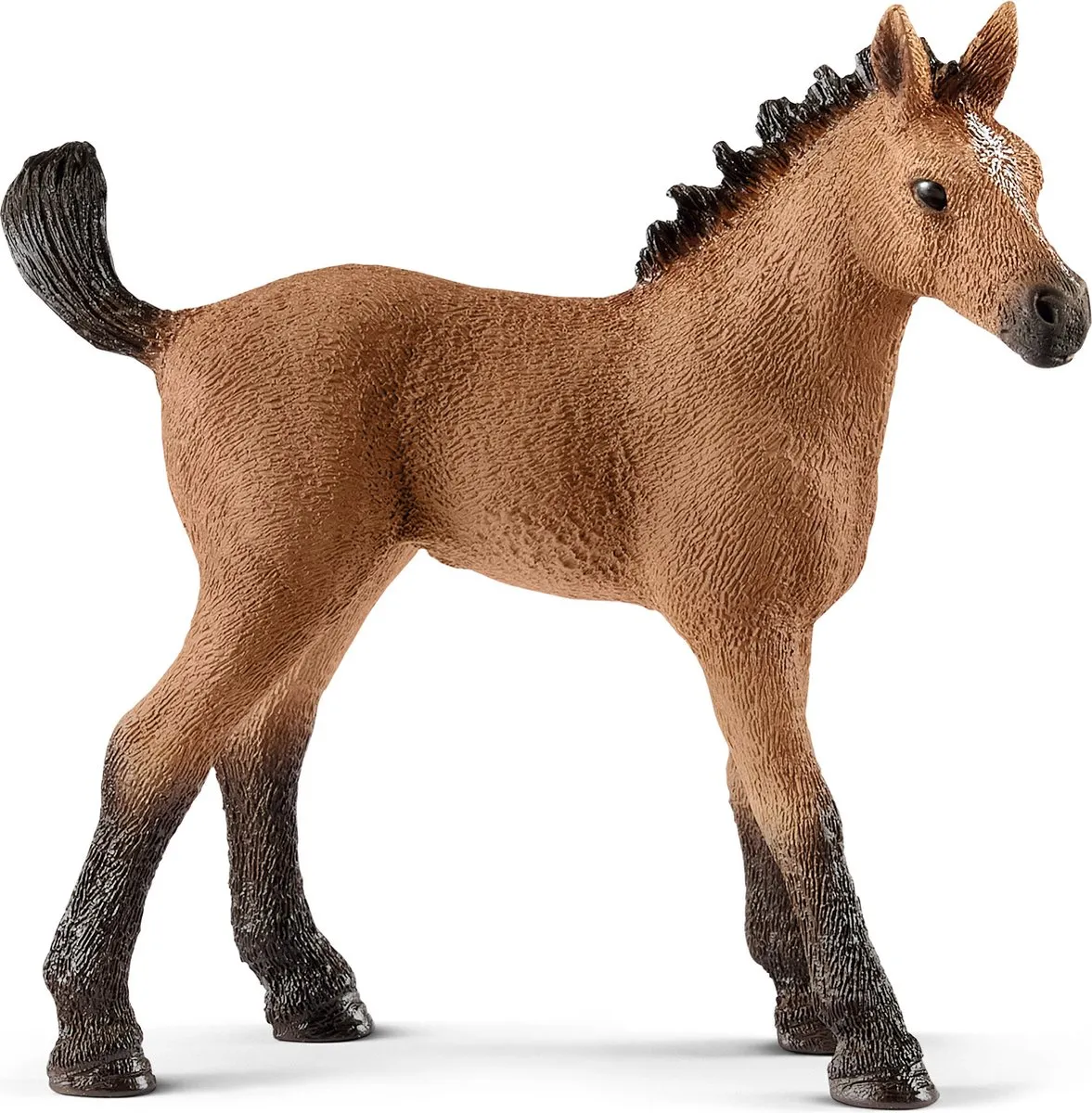 Schleich Quarter Horse Veulen Speelfiguur 13854 - Bruin