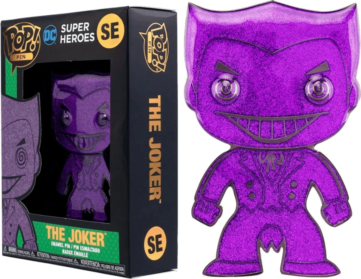 Funko DC Comics POP! The Joker Enamel Pin - Paars