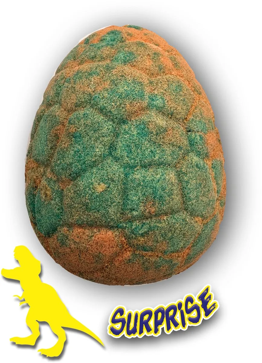 SES Creative - Explore - Dino bad bruisbal surprise - Grote bruisbal - Cosmetisch getest – Met Dinosaurus Speeltje – Badspeelgoed