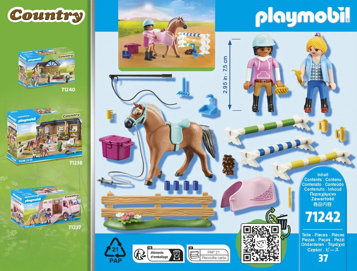 Playmobil Country Rijlessen 71242 - Multicolor - afbeelding 6 van 6