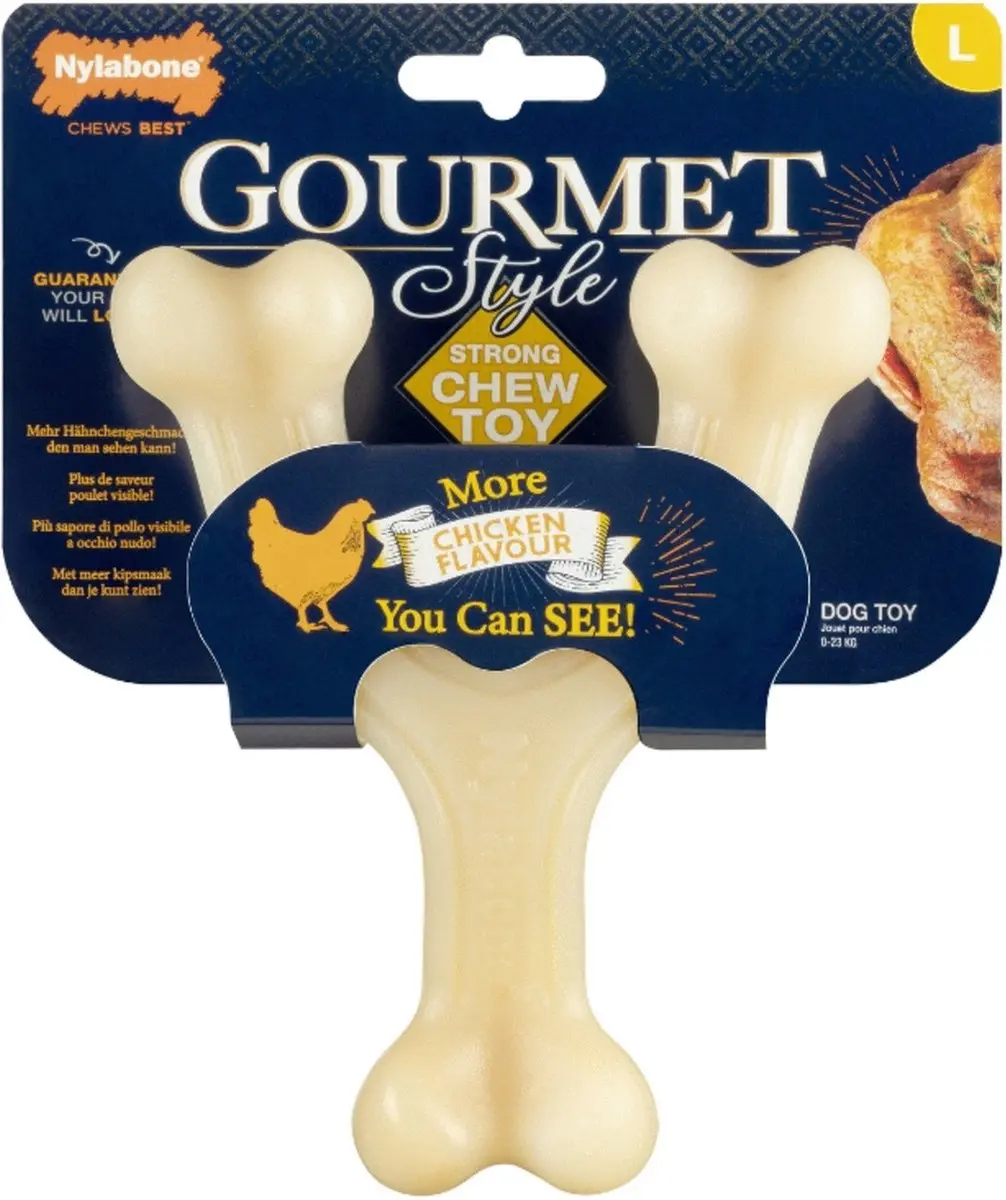 Nylabone Gourmet Wishbone Kip