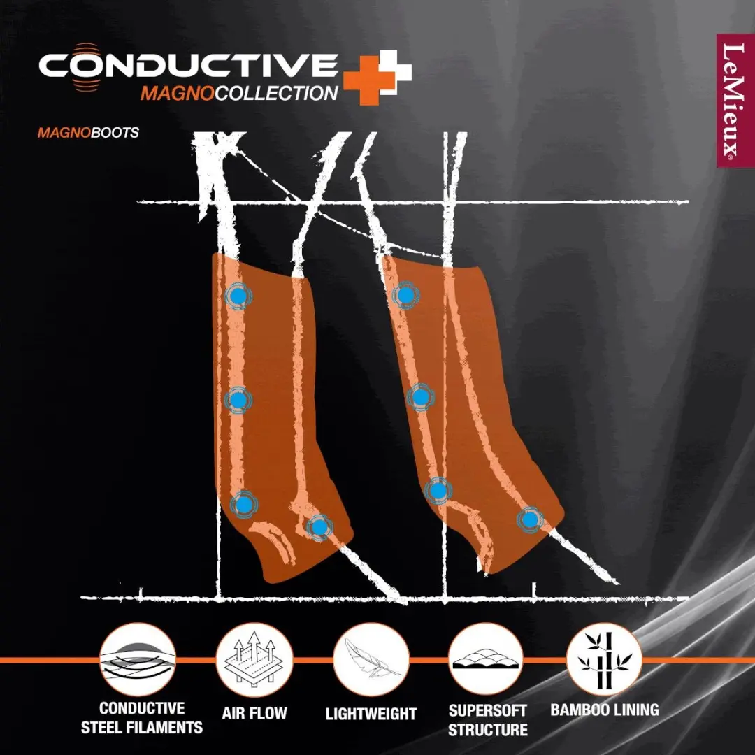 Lemieux Stalbeschermers Conductive Magno - L - Zwart