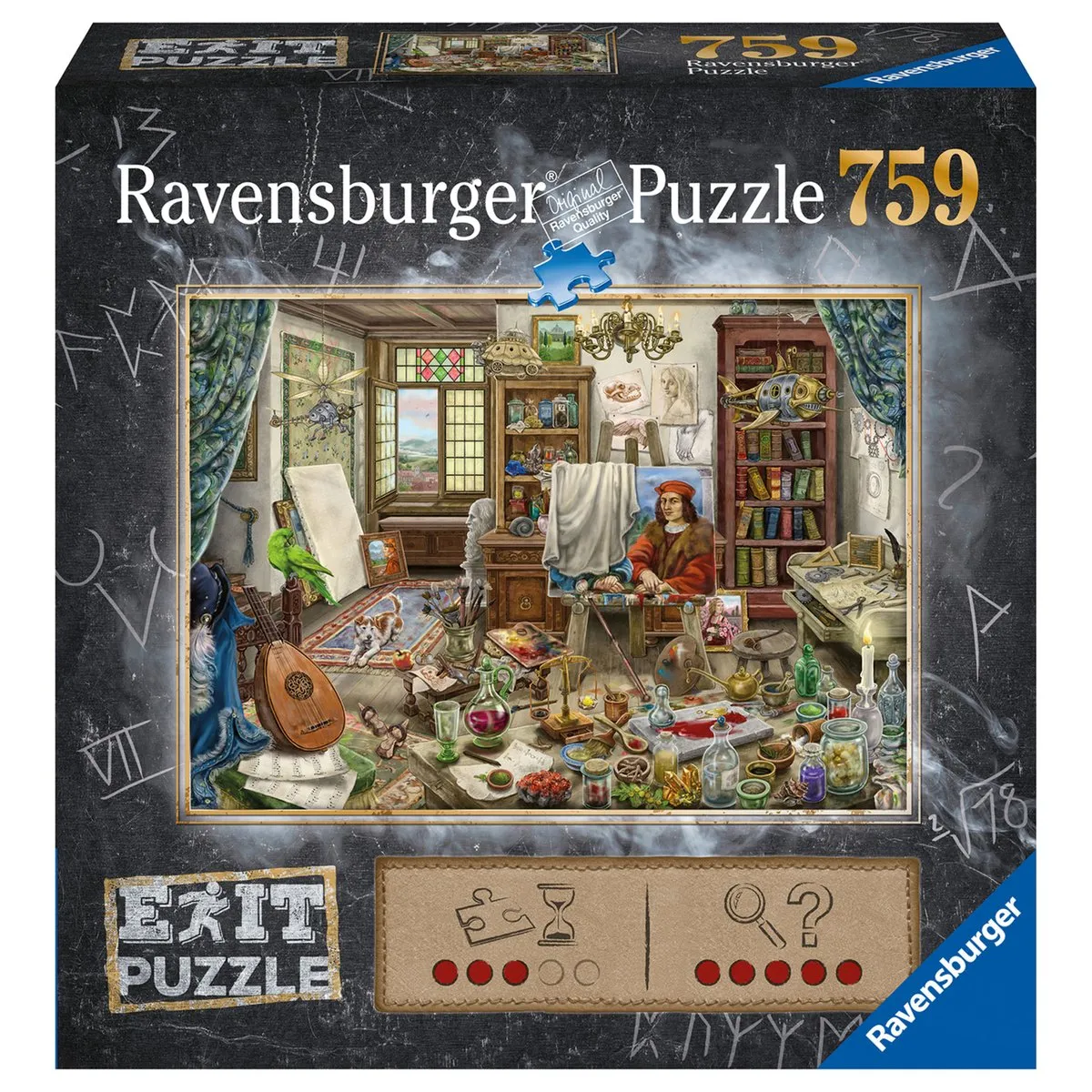 Ravensburger Puzzel Escape Artist's Studio 759 Stukjes