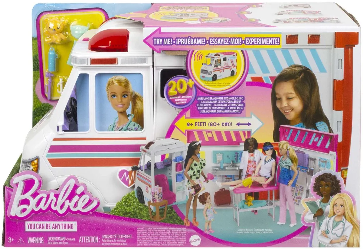 Barbie You Can Be Anything Ambulance HKT79 - 3x AAA