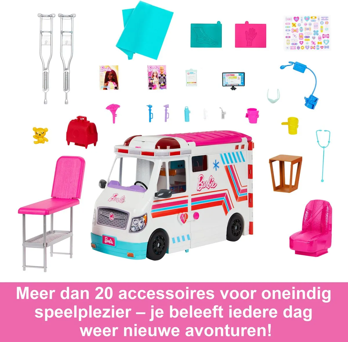 Barbie You Can Be Anything Ambulance HKT79 - 3x AAA