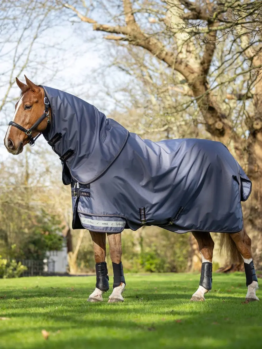 LeMieux Turnout Paardendeken Arika Ripstop Jay Blue 170