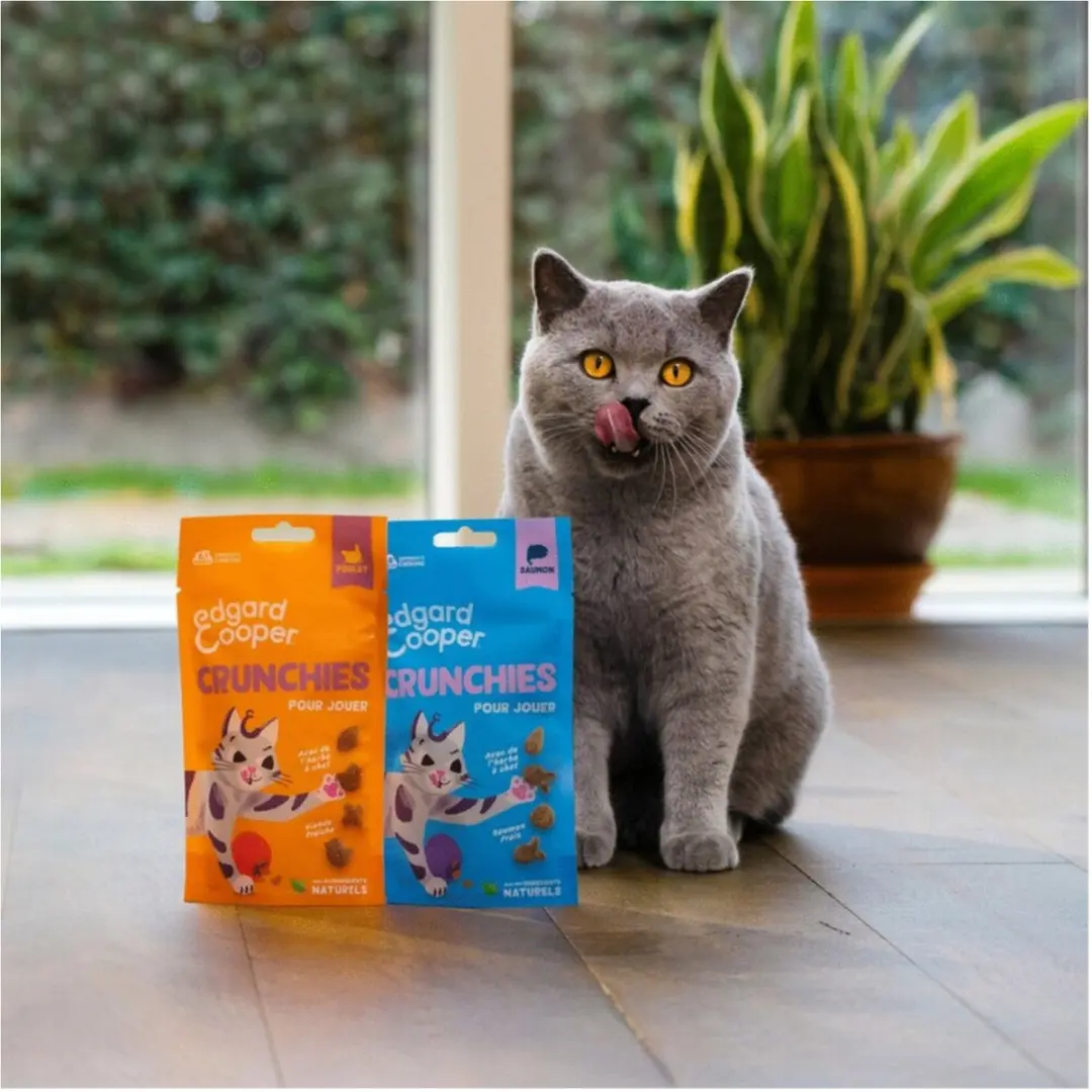 Edgard & Cooper Crunchies Kattensnacks Zalm 50g