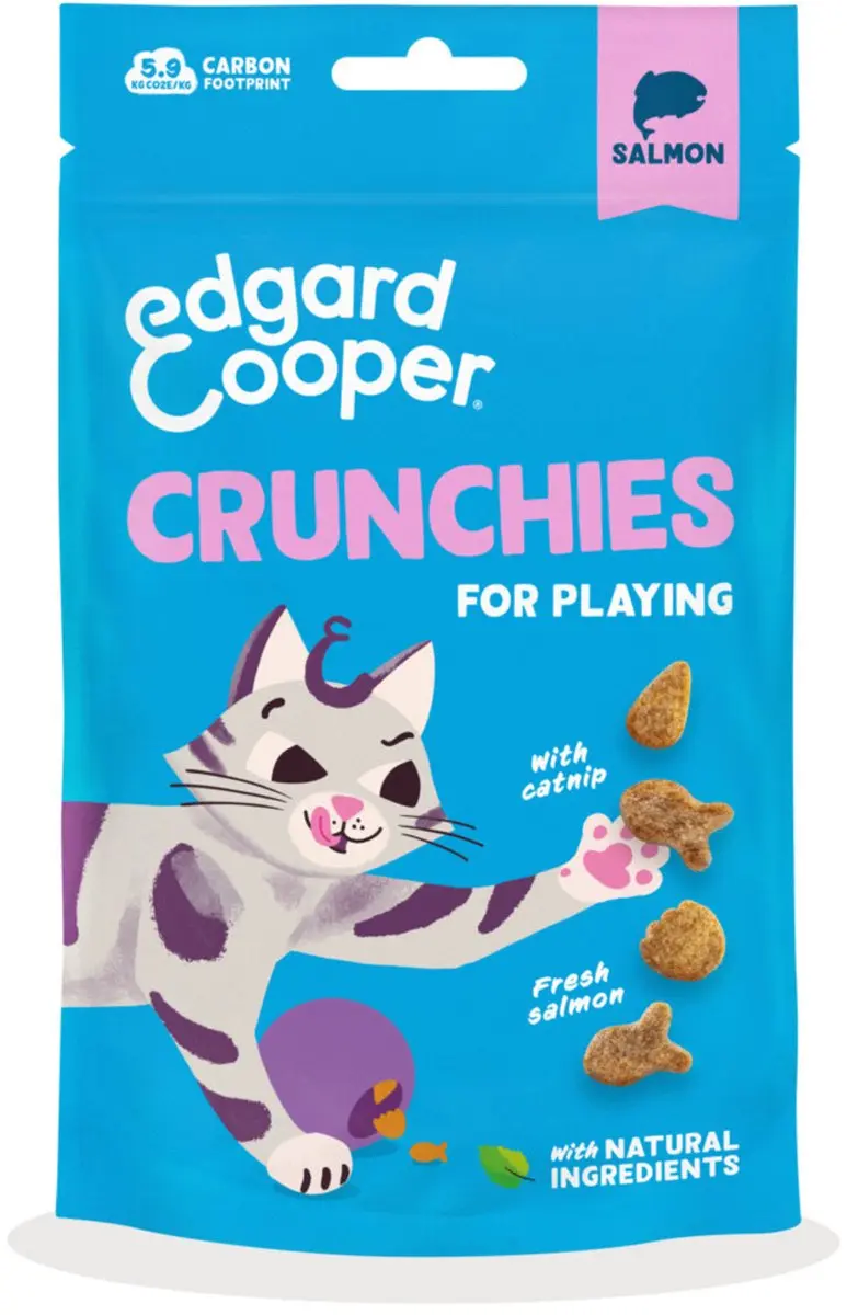 Edgard & Cooper Crunchies Kattensnacks Zalm 50g