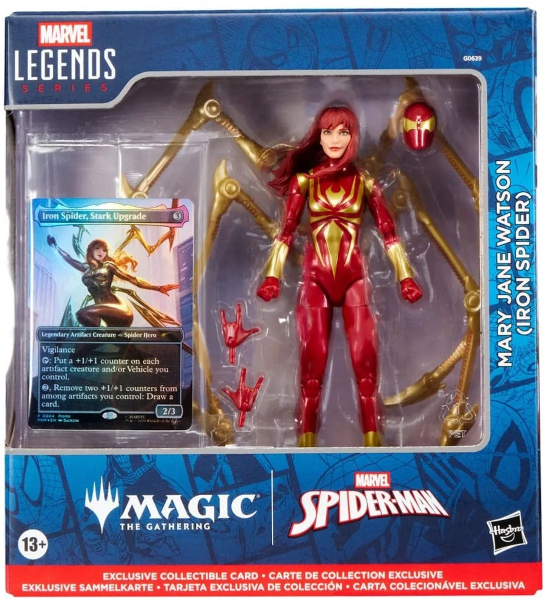 Hasbro Marvel Legends Mary Jane Watson Iron Spider Action Figuur - 15cm - Multi - afbeelding 6 van 6