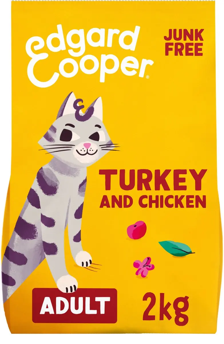 Edgard & Cooper Verse Kalkoen & Kip Kattenvoer 2kg