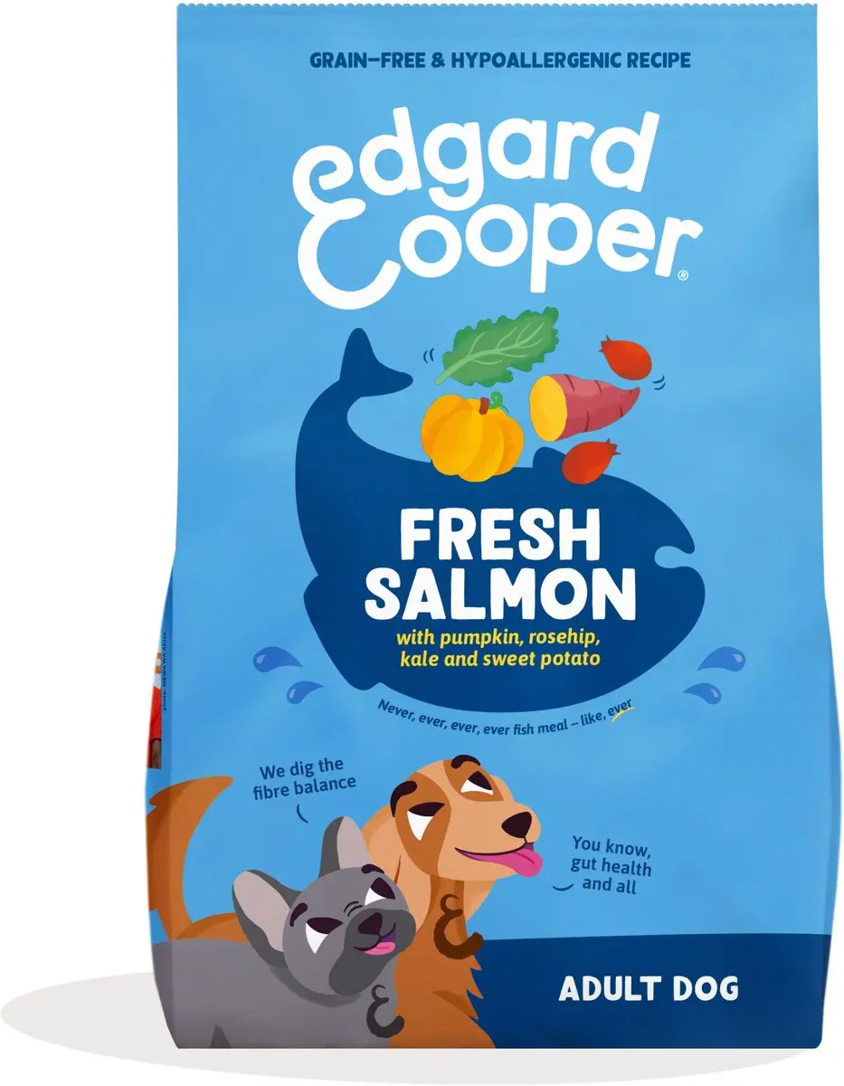 Edgard & Cooper Medium Adult Hondenvoer Zalm 1kg