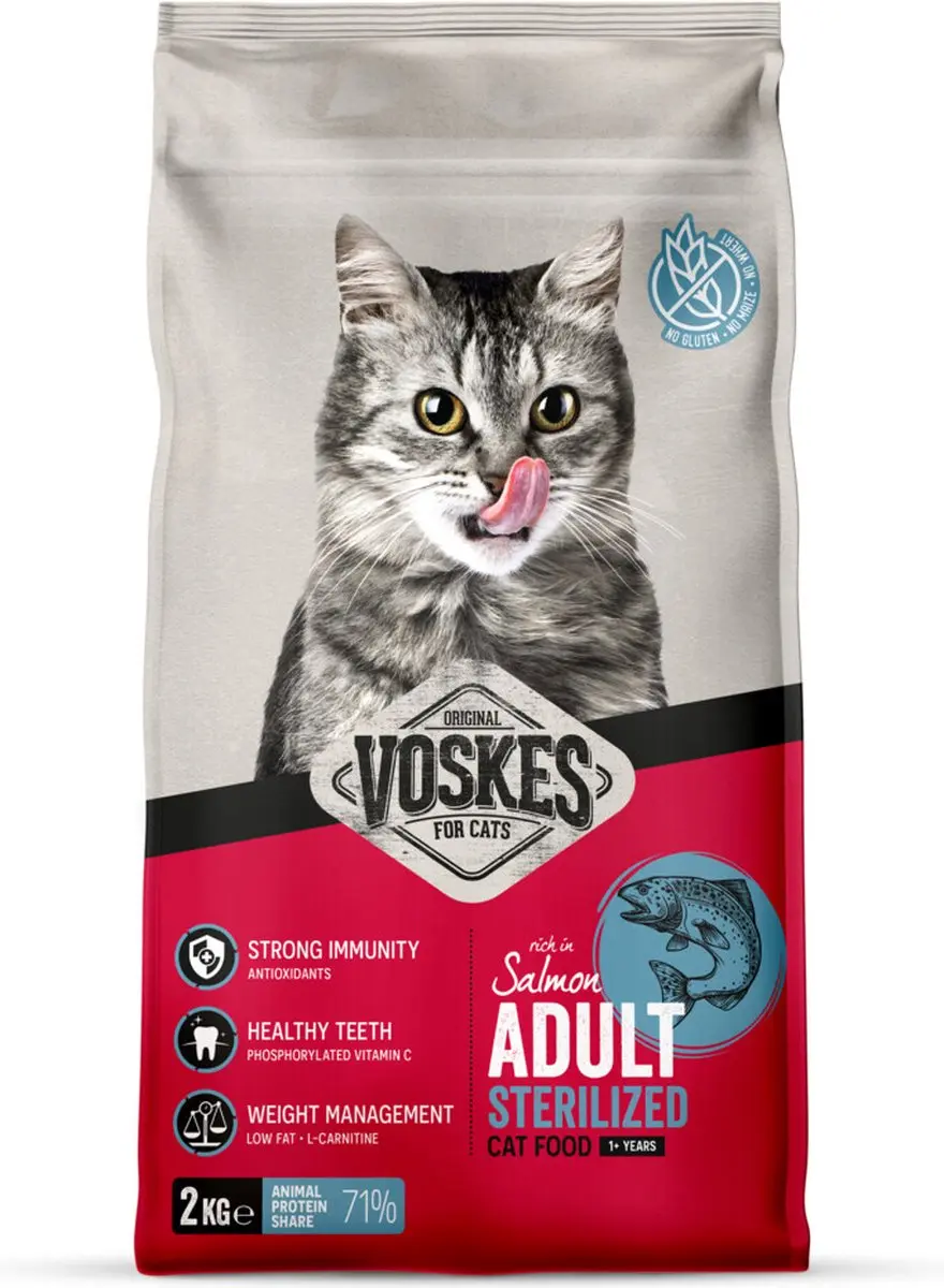 Voskes Kattenbrokken Sterilized Adult Zalm