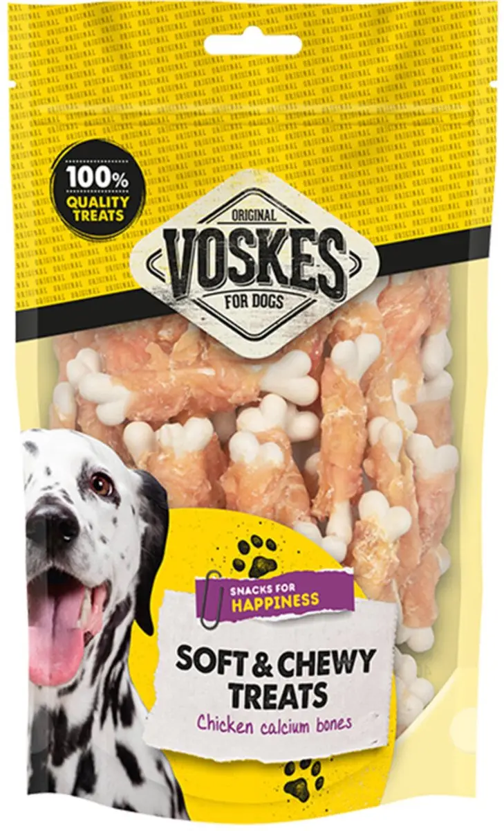 Voskes Calcium Botjes Kip 400g