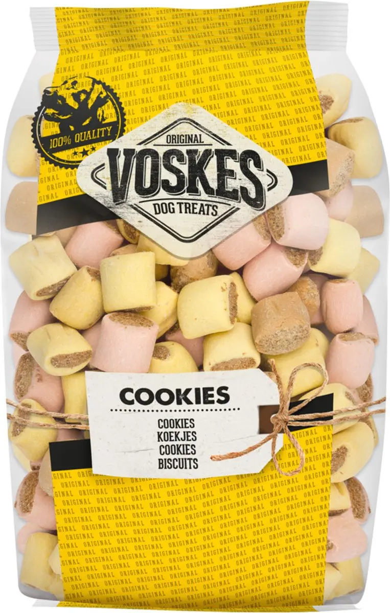 Voskes Mini Merg Mix Hondensnacks - 12x400g