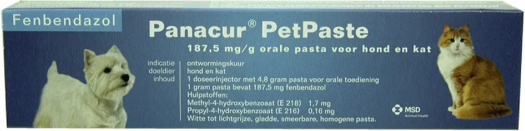 Panacur Ontworming Hond & Kat 25g