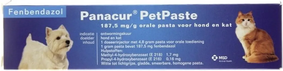 Panacur Ontworming Hond & Kat 25g