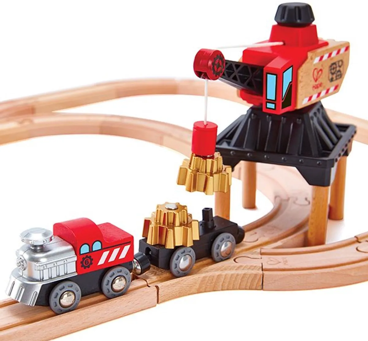 Hape Cogwheel Trein E3751 - Multicolor