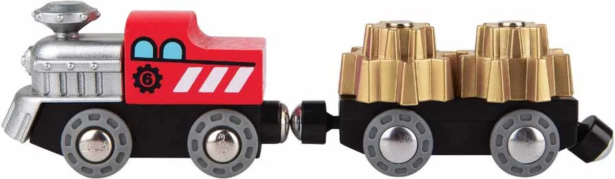 Hape Cogwheel Trein E3751 - Multicolor