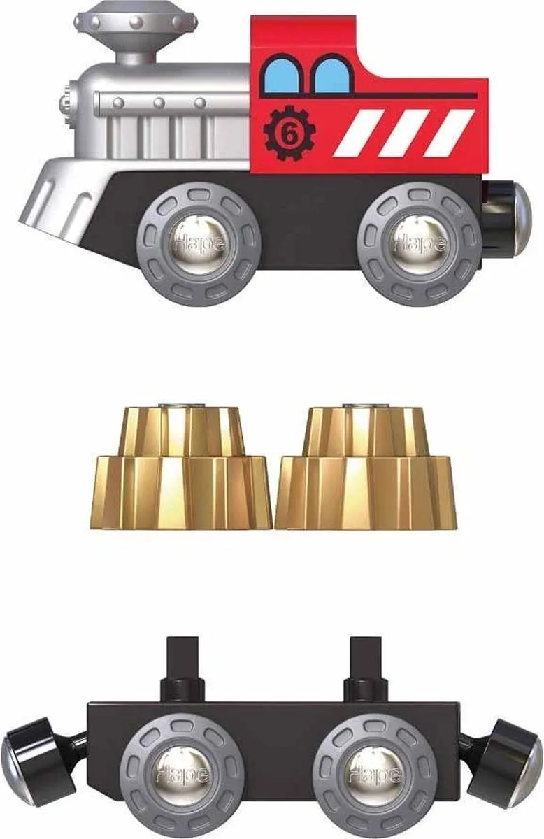 Hape Cogwheel Trein E3751 - Multicolor - afbeelding 6 van 6