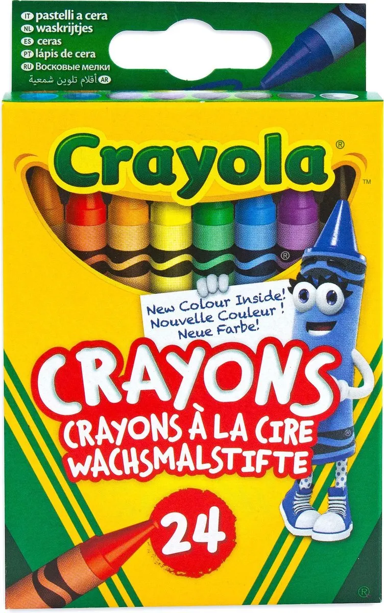 Crayola Waskrijtjes - 24 Stuks - Veelkleurig