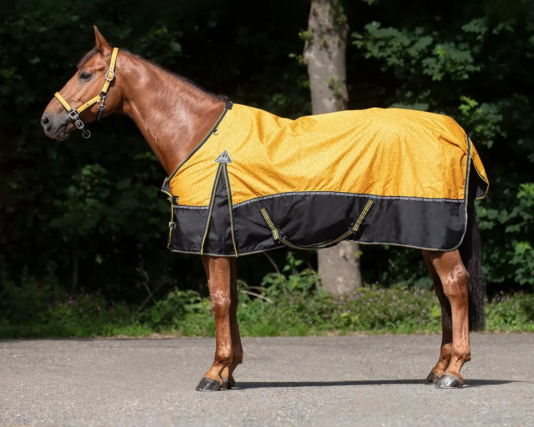 Regendeken turnout de luxe met fleecevoering Sunflower-215