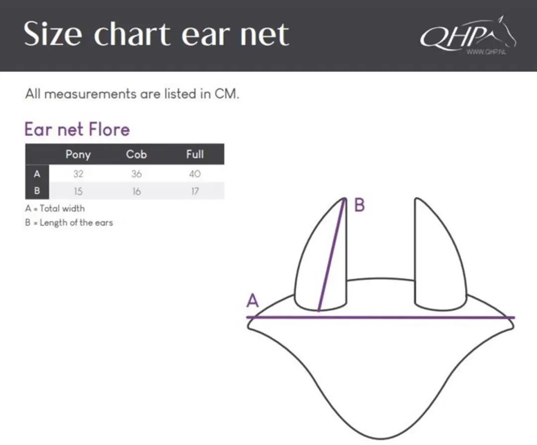 QHP Oornetje Flore Soundless - Zwart