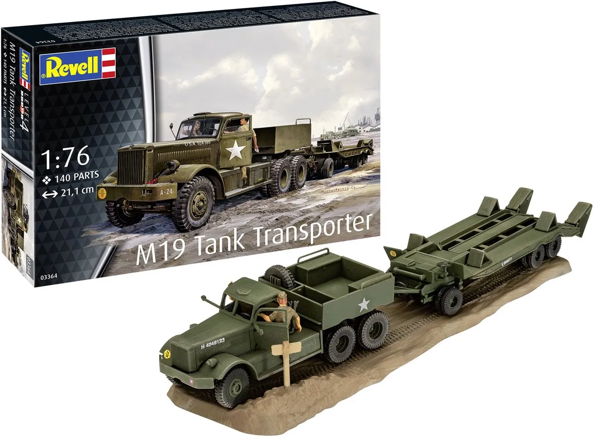 Revell M19 Tank Transporter 03364 Modelbouwpakket