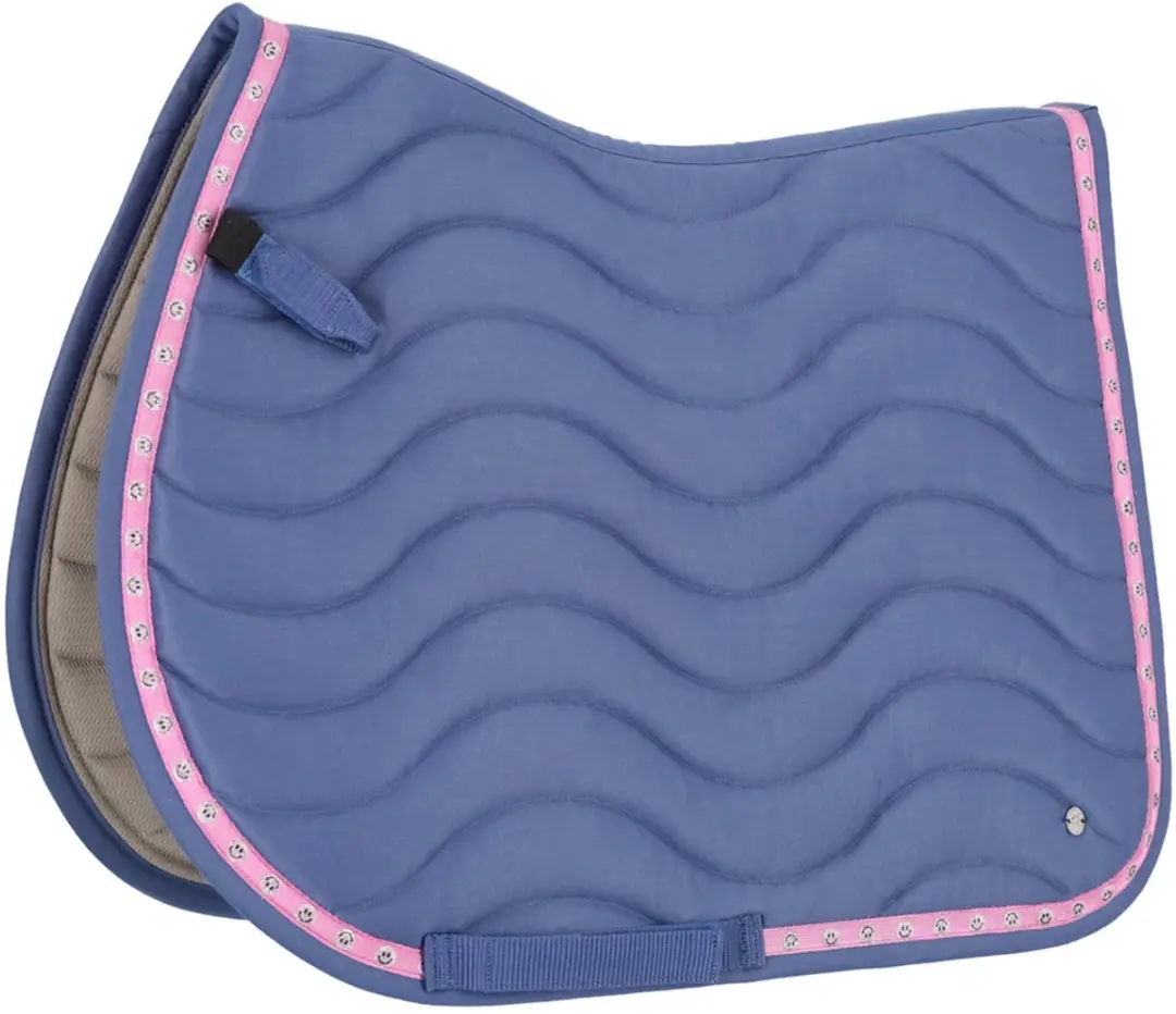 Qhp Zadeldek Qhp Rosalynn Veelzijdigheid Blauw-roze