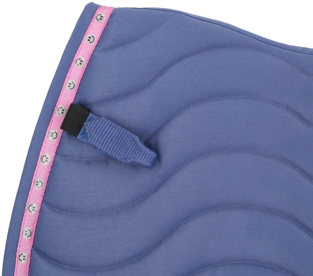 QHP Rosalynn Zadeldek Shetlander - Blauw-roze - afbeelding 6 van 6