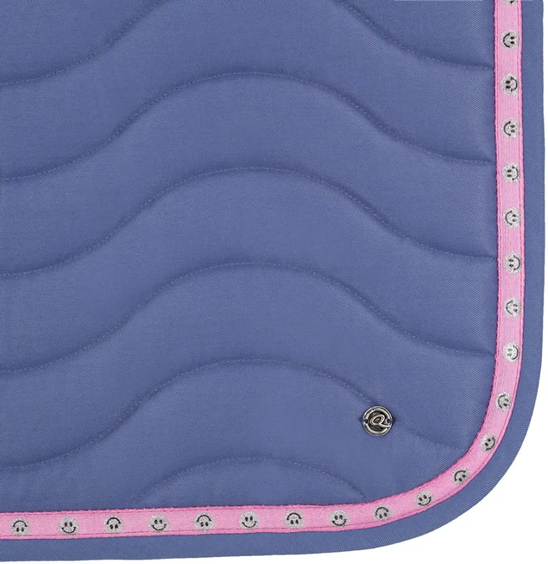QHP Rosalynn Zadeldek Shetlander - Blauw-roze - afbeelding 3 van 6