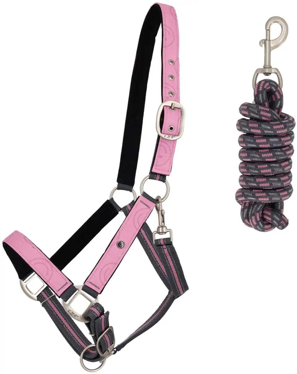 QHP HALSTERSET TURNOUT COLLECTION Roze