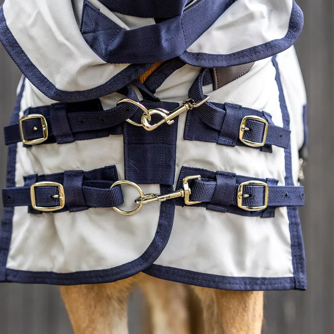 Horsegear HGExtreme Hoody Full Neck Eczeemdeken 100/135 - Grijs