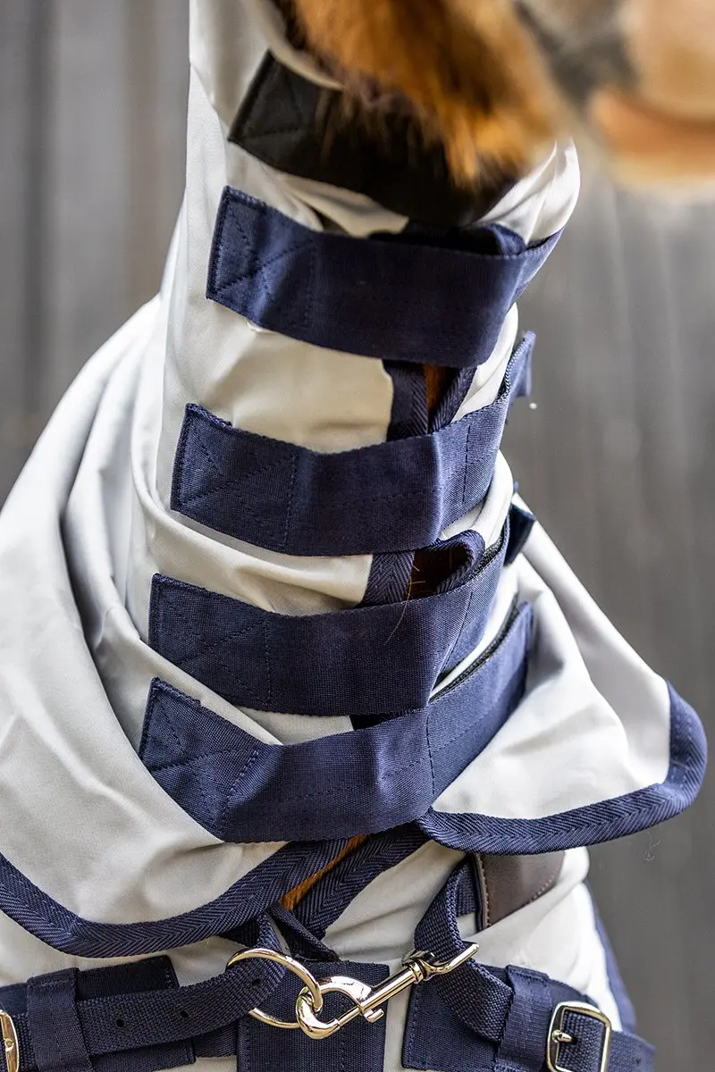 Horsegear HGExtreme Hoody Full Neck Eczeemdeken 100/135 - Grijs