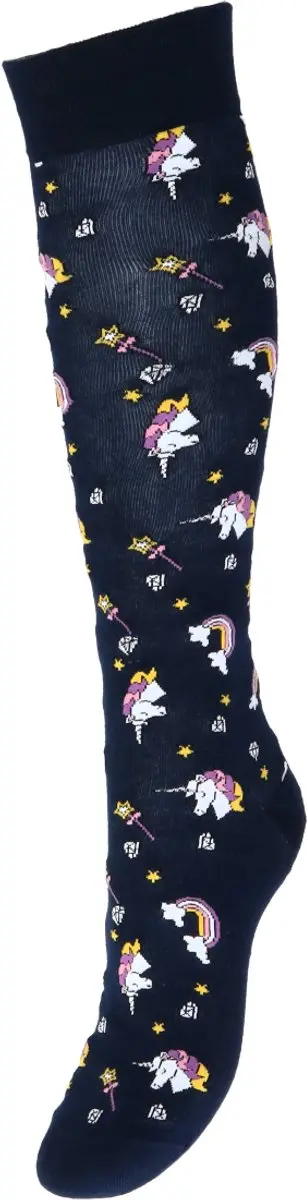 Epplejeck Ejunicorn Sokken - 2 Stuks - Donkerblauw