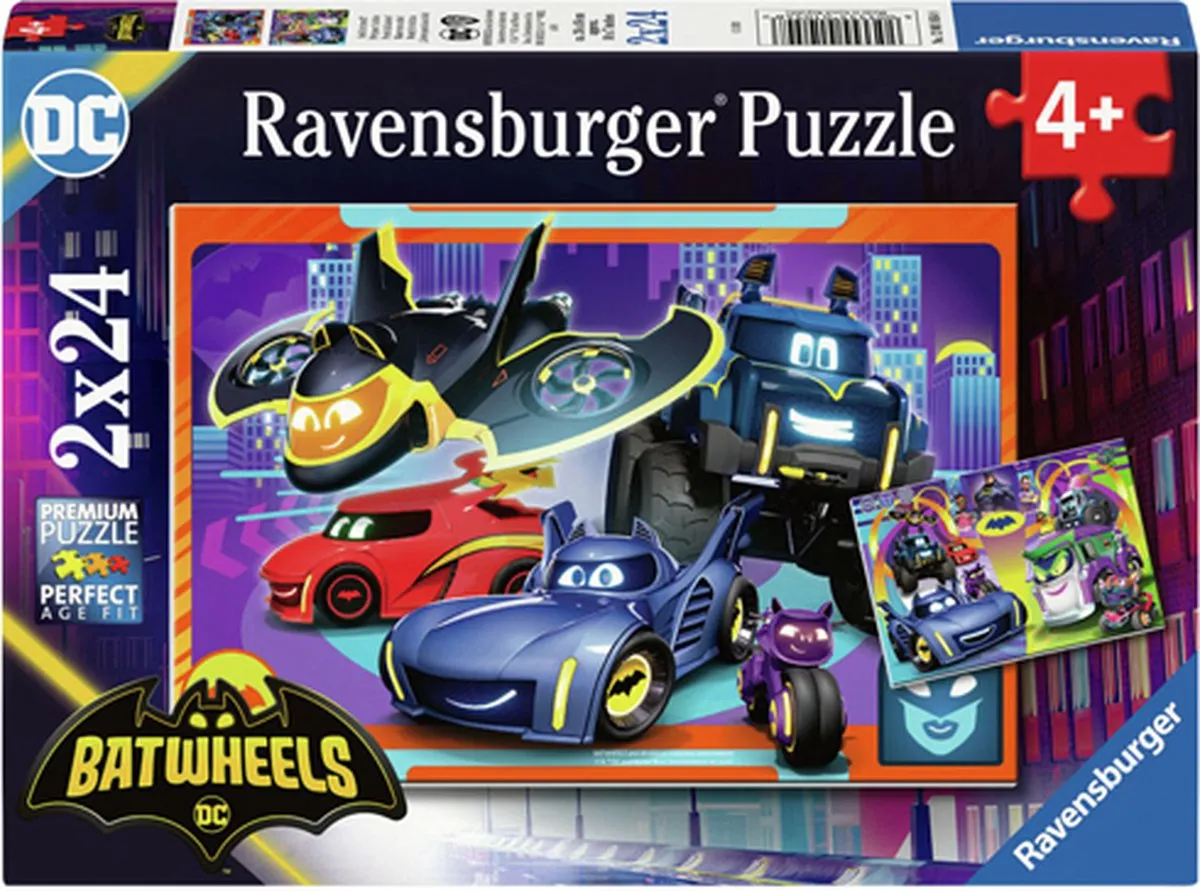 Ravensburger Batwheels Puzzel - 48 Stuks - Multicolor