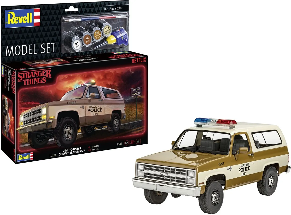 Revell Stranger Things Hopper 1985 Chevrolet Blazer 1:25 Modelbouwpakket