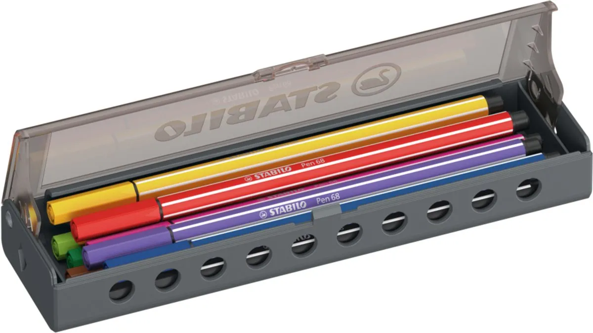 STABILO Pen 68 Click Set - 10 Kleuren