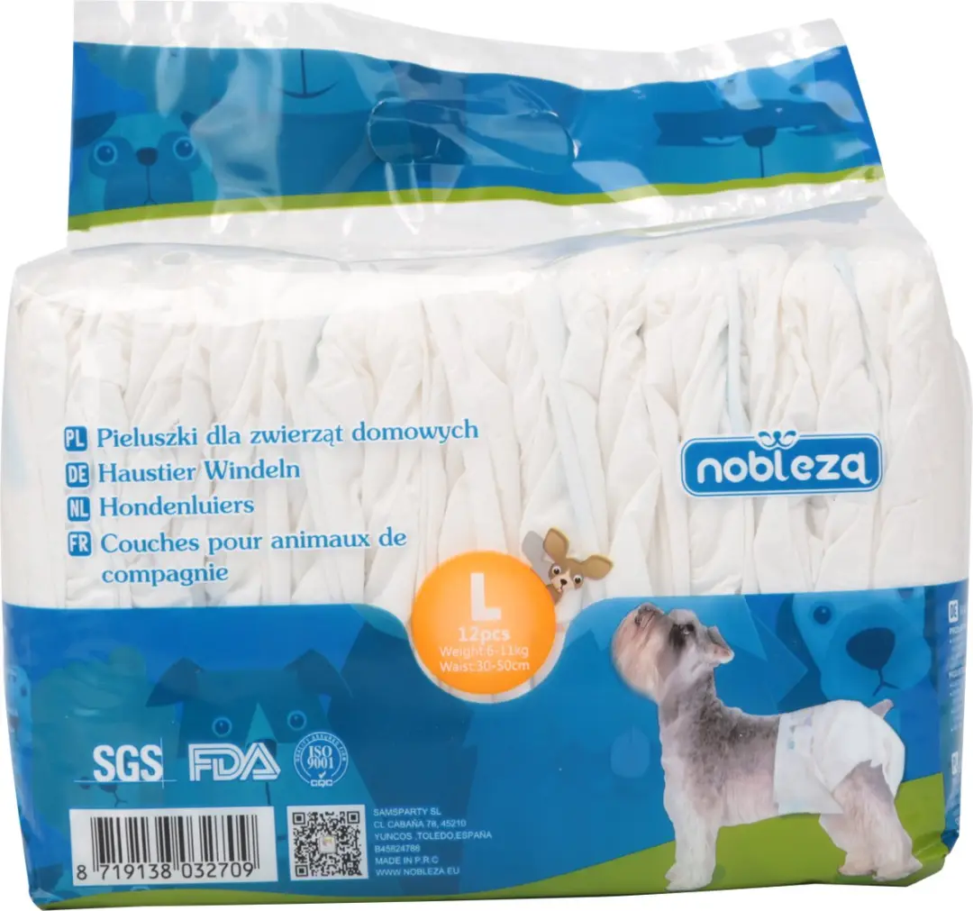 Nobleza Wegwerp Hondenluiers Maat L