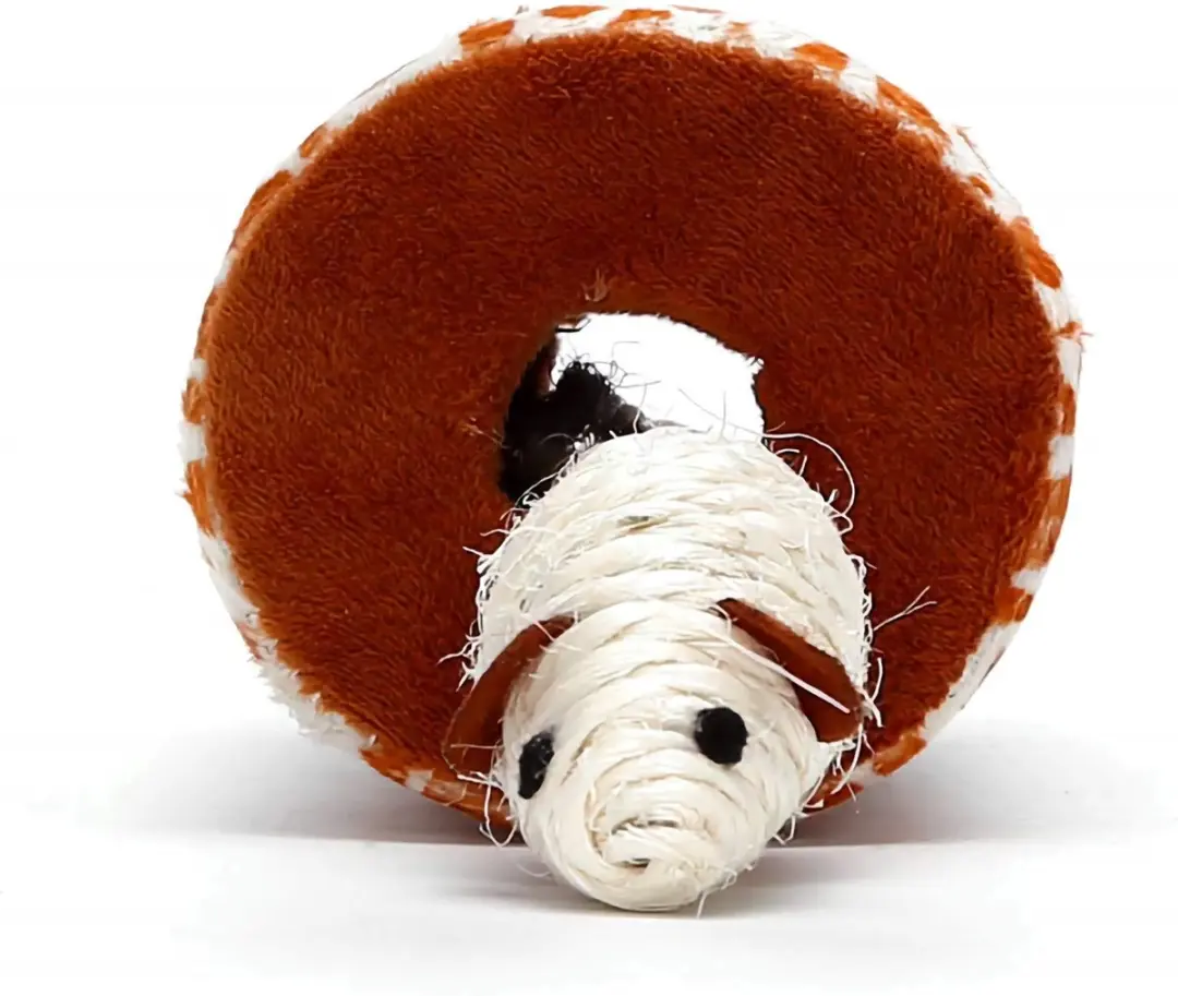 Nobleza Kattenspeelgoed Speelballetjes & Speelmuis - Sisal - Met Belletje