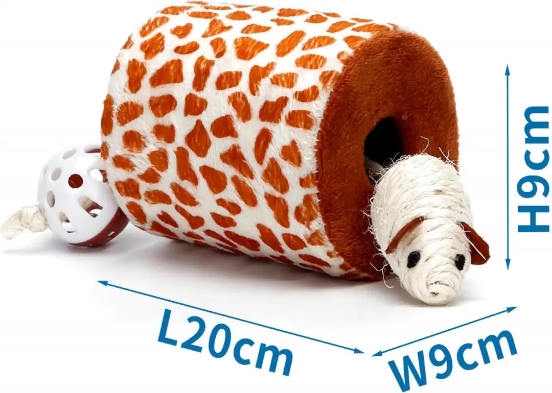 Nobleza Kattenspeelgoed Speelballetjes & Speelmuis - Sisal - Met Belletje