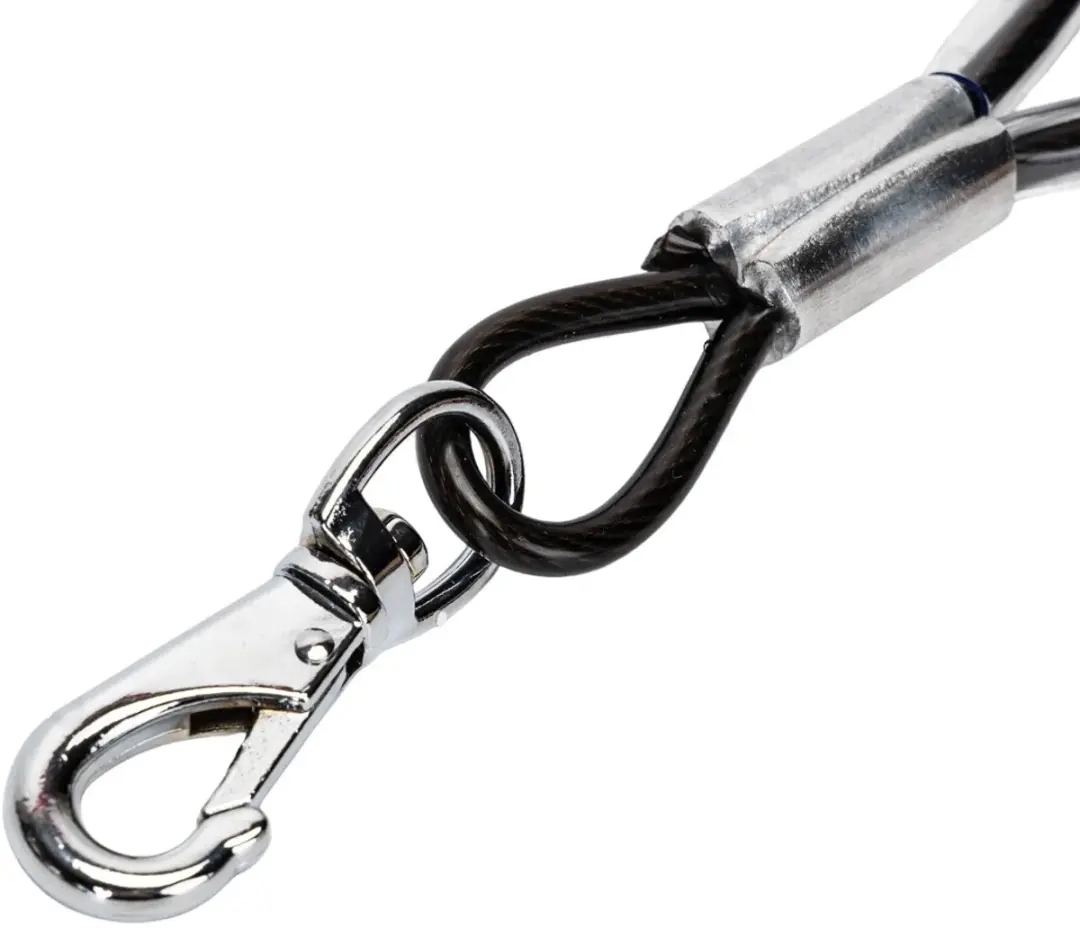Nobleza Korthouder Hondenriem 26cm - Extra Sterk - Zwart