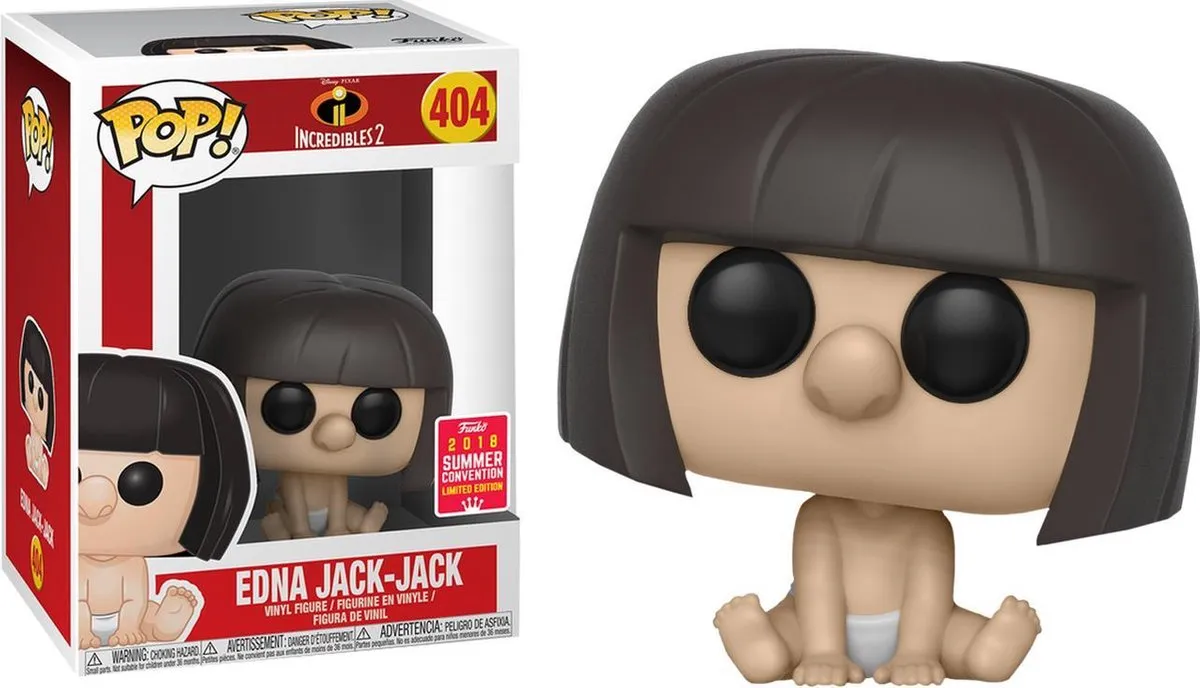 Funko Incredibles 2 Edna Jack-Jack