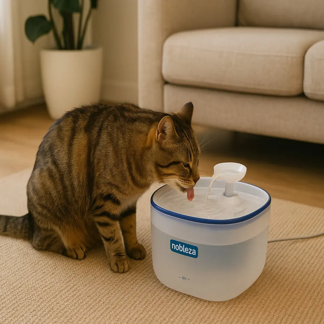 Nobleza Drinkfontein Kat 2,5L - Transparant