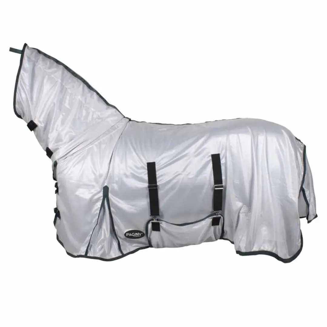 Pagony Big Neck Flycooler Plus Paardendeken 175 - 5000g - Zilver