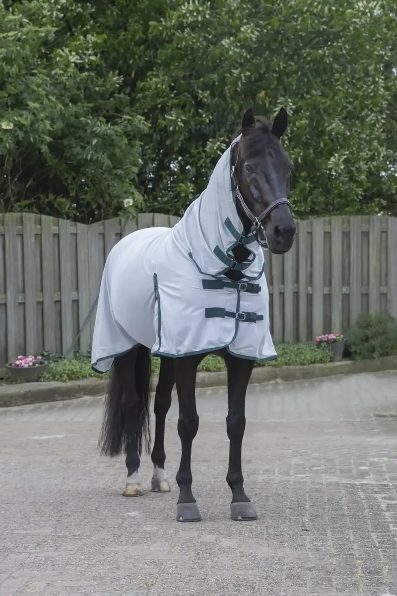 Pagony Big Neck Flycooler Plus Paardendeken 175 - 5000g - Zilver