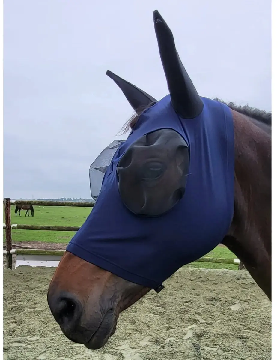 Pagony Easyfit Vliegenmasker S - Donkerblauw