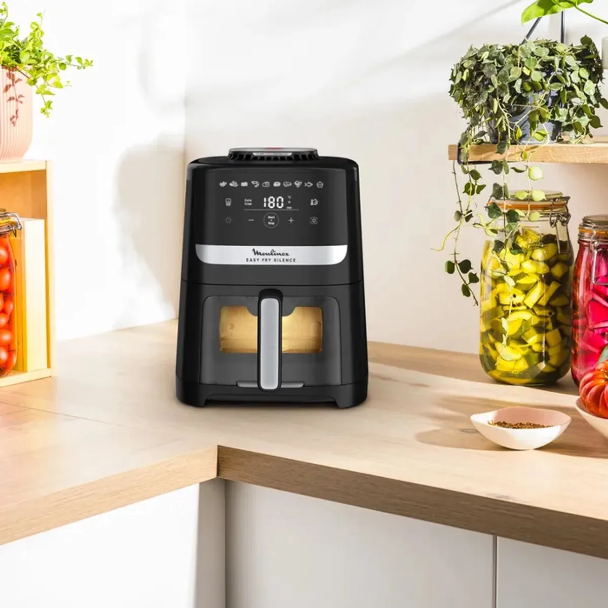Moulinex Airfryer Easy Fry Silence EZ5568F0 - 1670W