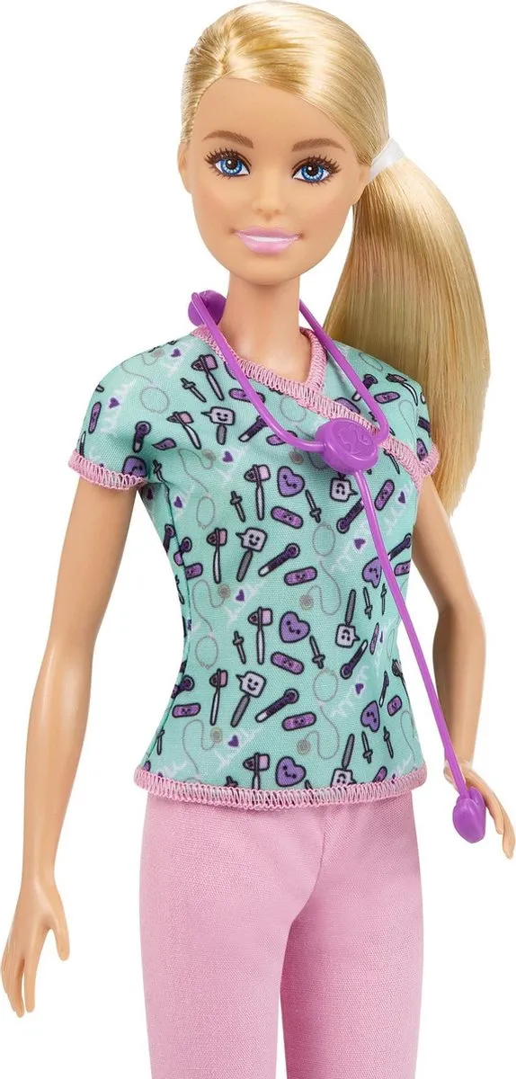 Barbie Careers Verpleegsterpop GTW39