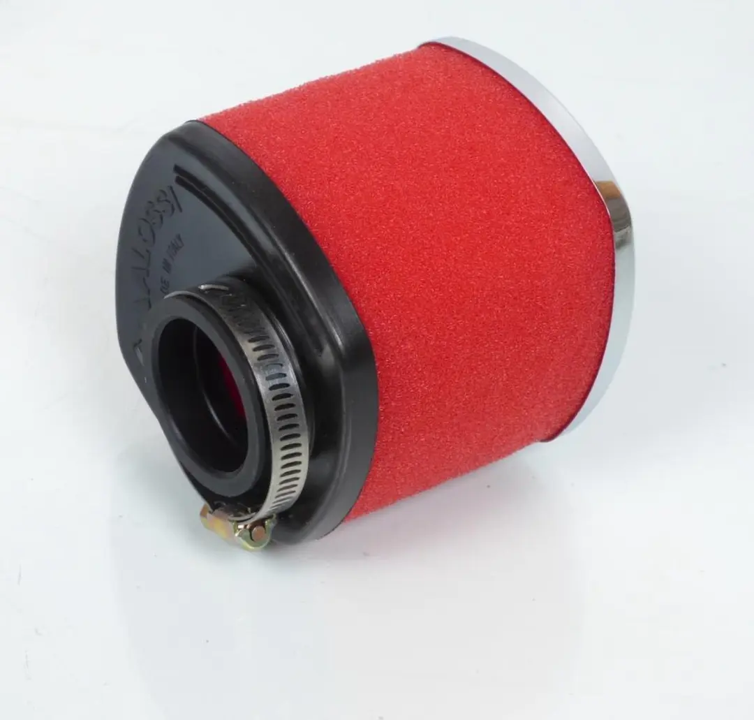 Cornet filtre à air droit Malossi rouge 0411450 E14 Ø32mm Neuf pour moto scoot